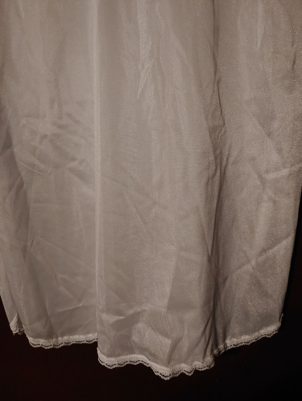 NWOT XL White Strapless Full Long Slip - Picture 3 of 8
